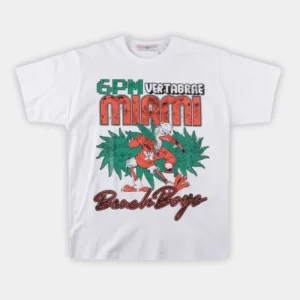 Vertabrae 6 PM Miami T-Shirt White