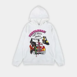 Vertabrae Atlanta Pop Up Hoodie White