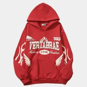 Vertabrae Logo Hoodie Red