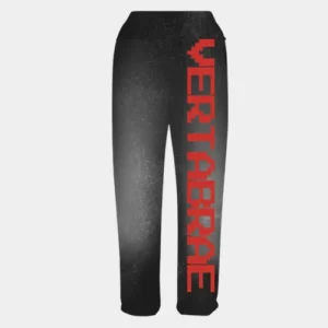 Vertabrae Logo Sweatpants Black/Red