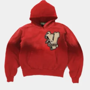 Vertabrae Vert Patch Hoodie Red